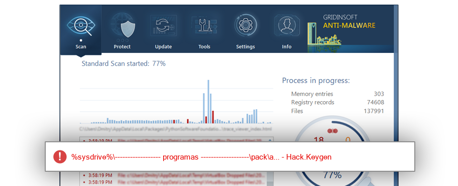 Remove Hack.Keygen keygen.exe