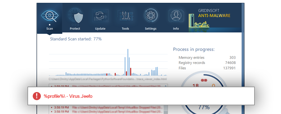 utorrent download virus detected
