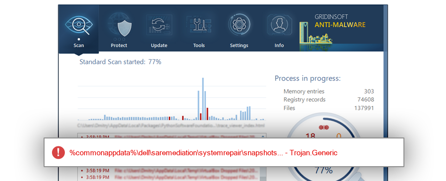 Microsoft® Windows® Operating System detection screenshot