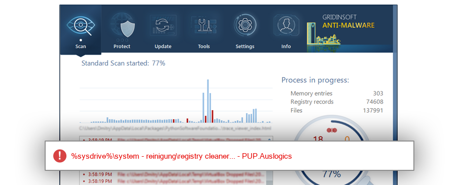 Auslogics Registry Cleaner Pro 10.0.0.4 instal the last version for windows